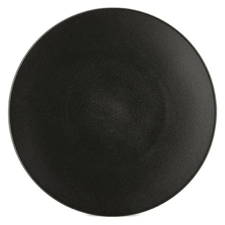 Equinoxe talerz płaski czarny 16cm