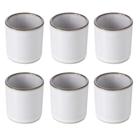 CARACTERE filiżanka do espresso (6x8cl) Biała chmu