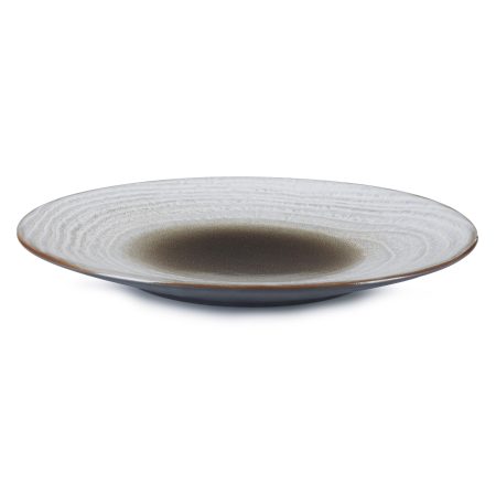 SWELL Talerz płaski 21,5 cm brązowy piasek