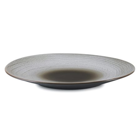 SWELL Talerz płaski 28,3 cm brązowy piasek