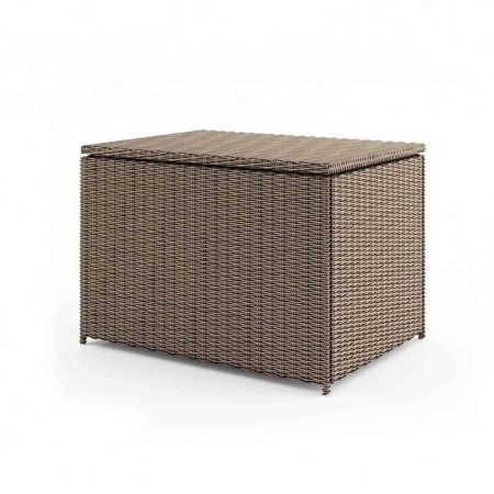 Skrzynia na taras, balkon SCATOLA  82x100x74 590L Oltre royal piaskowa technorattan
