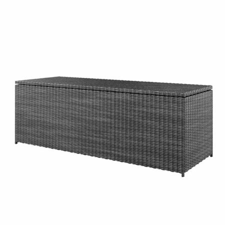 Skrzynia na poduszki ogrodowe SCATOLA  200x82x74 1181L Oltre royal szara technorattan