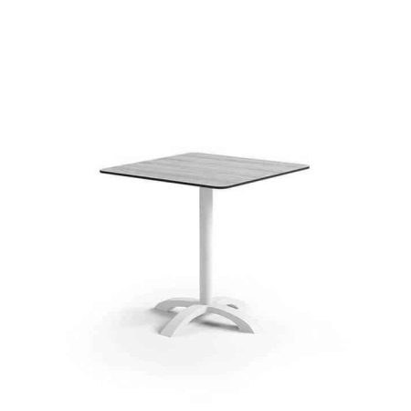 Stół ogrodowy VIC kwadratowy  70x70 ZUMM biały aluminium