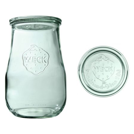Słoik Tulip 2700 ml z pokrywą - op. 4 szt