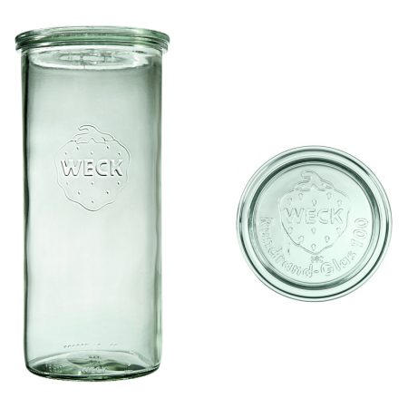 Słoik cylindryczny 1500 ml z pokrywą - op. 6 szt I