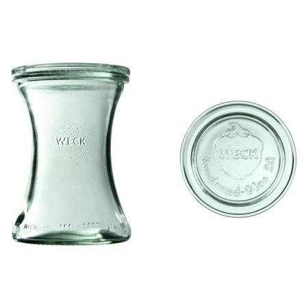 Słoik Deli 370 ml z pokrywą - op. 6 szt