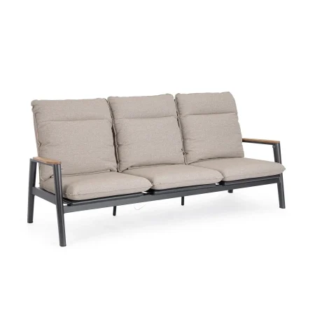 Bolzano  massimo Sofa ogrodowa 3 osobowa 213x86 beżowa aluminium