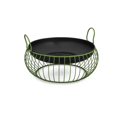 Bolzano Medusa Palenisko na drewno Ø57 zielone stal