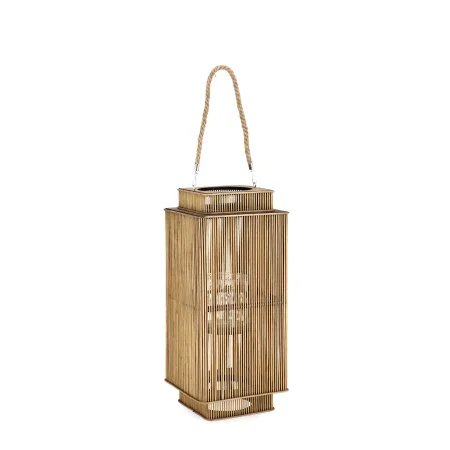 Bolzano Thea Lampion 23x23 beżowy bambus