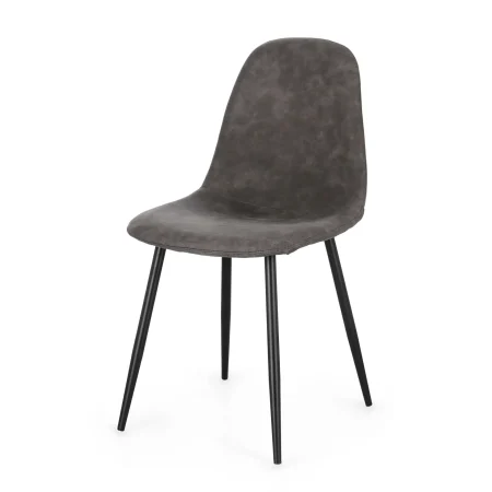 Krzesło IRELIA 44x53 Bizzotto szare metal - sklejka