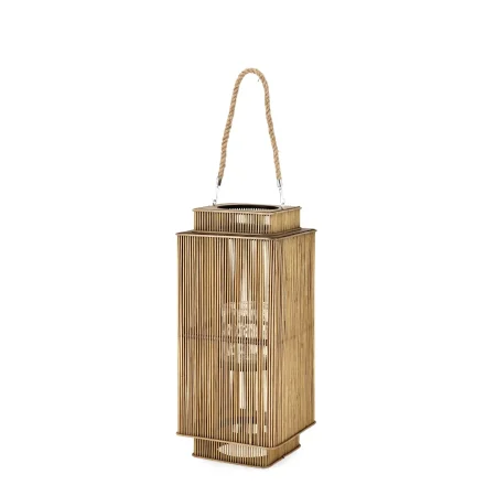 Lampion TURKS 23x23 Bizzotto beżowy bambus