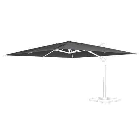 Poszycie czaszy parasola  ARIES 400x400 Bizzotto antracytowe poliester