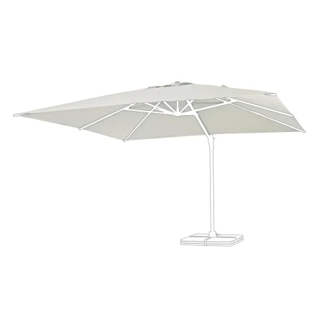 Poszycie czaszy parasola  EDEN 400x400 Bizzotto szare poliester