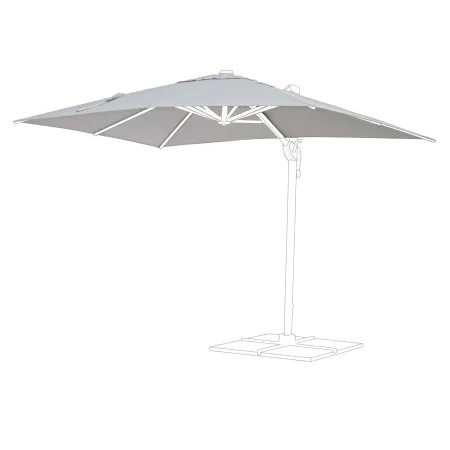 Poszycie czaszy parasola  INES 300x200 Bizzotto szare poliester