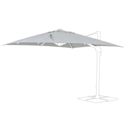Poszycie czaszy parasola  INES 300x300 Bizzotto szare poliester