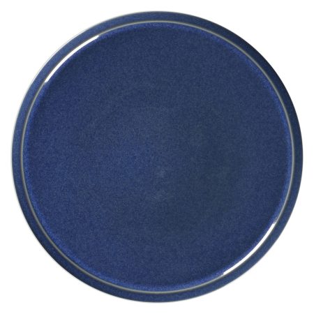 STONE Talerz płaski 24 cm kobaltowy RAK