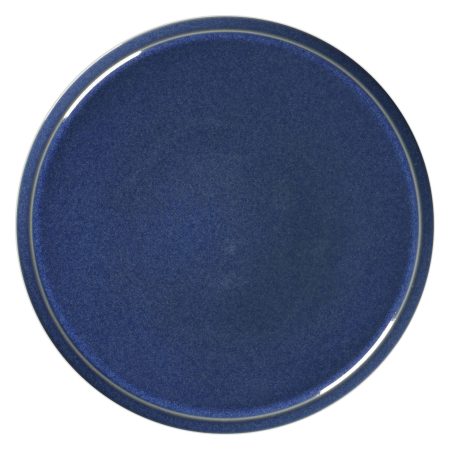 STONE Talerz płaski 28 cm kobaltowy RAK