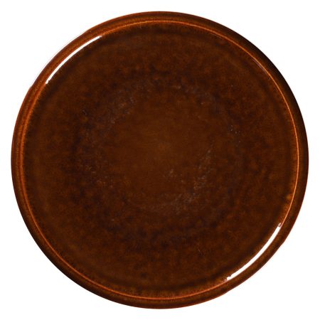 STONE Talerz płaski 32 cm bursztynowy RAK