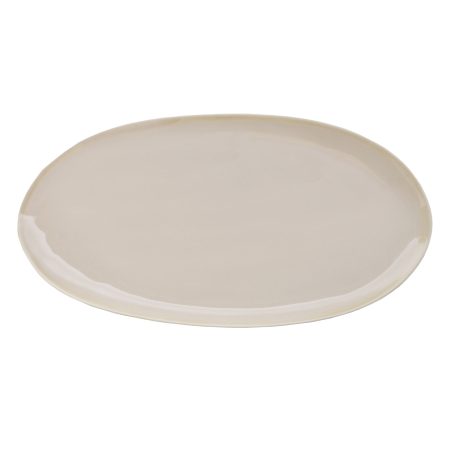 ETER Talerz owalny 43x22,5 cm, beżowy VERLO